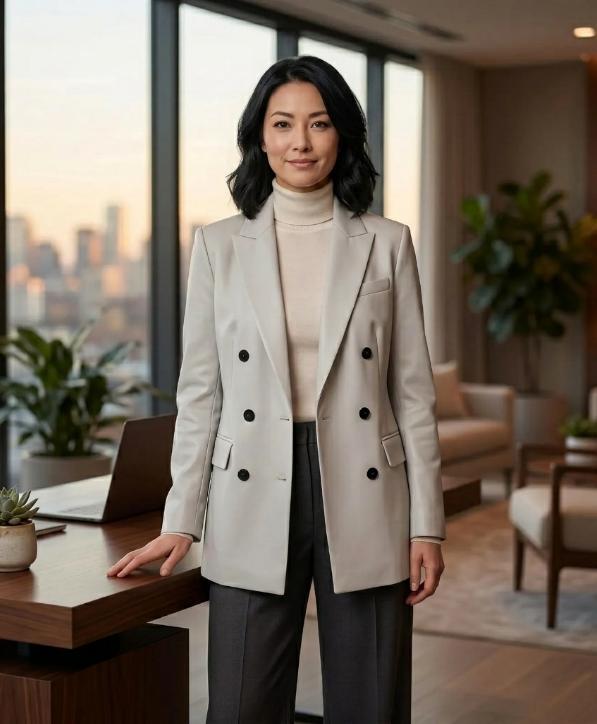 Women's business casual blazer
